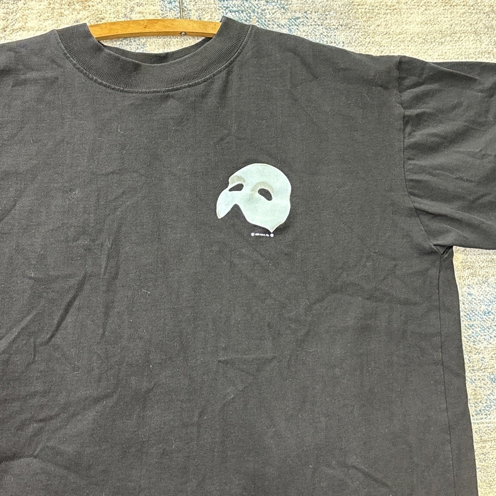 Vintage 1986 Phantom of the Opera Playbill T Shirt Mens XL Broadway 80s